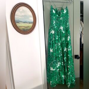Green Anthropologie Summer Dress